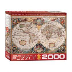Eurographics Ancienne carte du monde