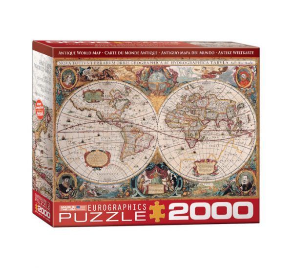 Eurographics Ancienne carte du monde
