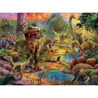 puzzle Educa Terre des dinosaures