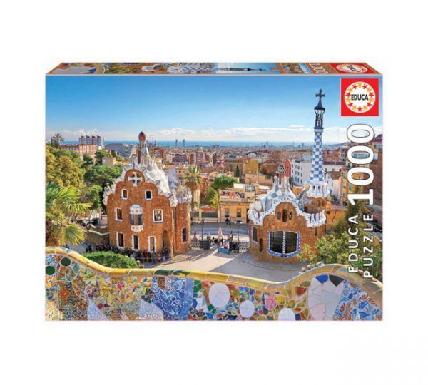 puzzle Educa Vue de Barcelone depuis le parc Güell